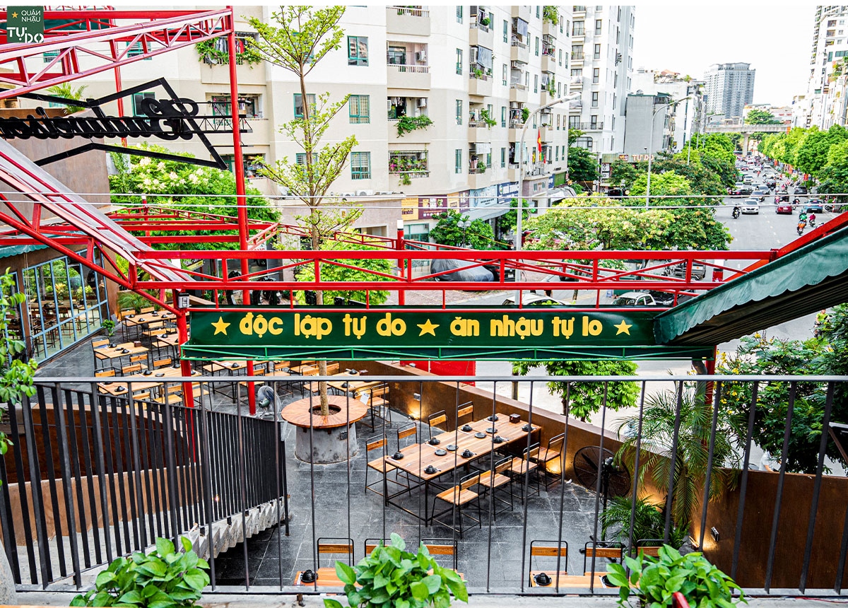 quán nhậu rooftop