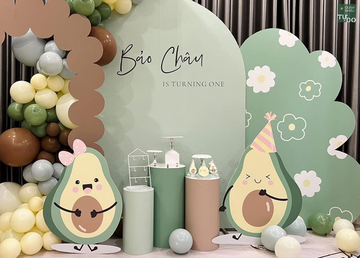 trang trí sinh nhật 18 tuổi