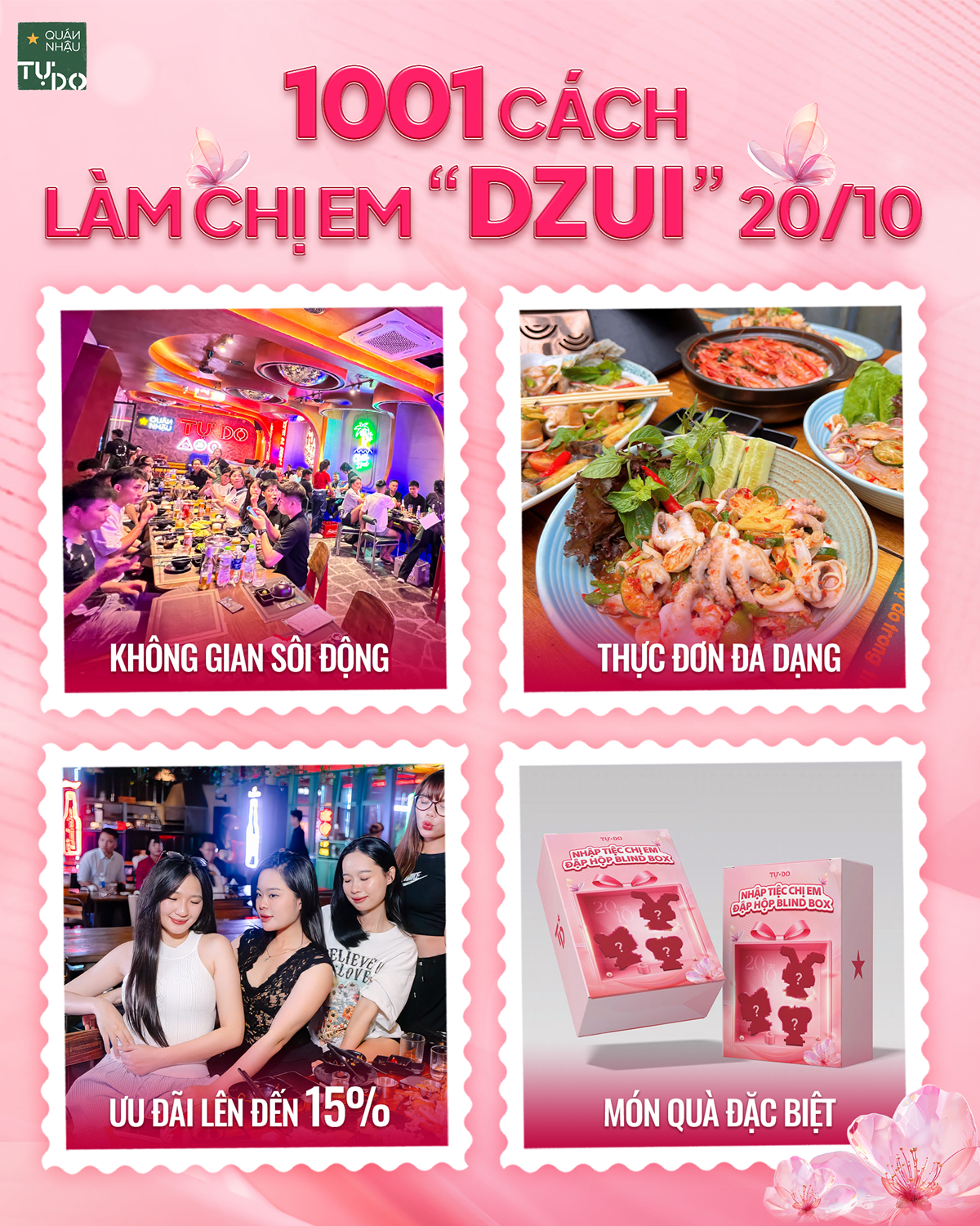 1001 cách làm chị em "DZUI" 20/10