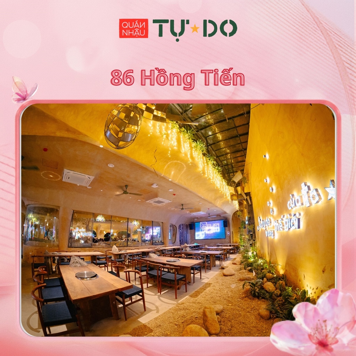 Phòng riêng tại Tự Do 86 Hồng Tiến – Rộng rãi, hiện đại và view đẹp