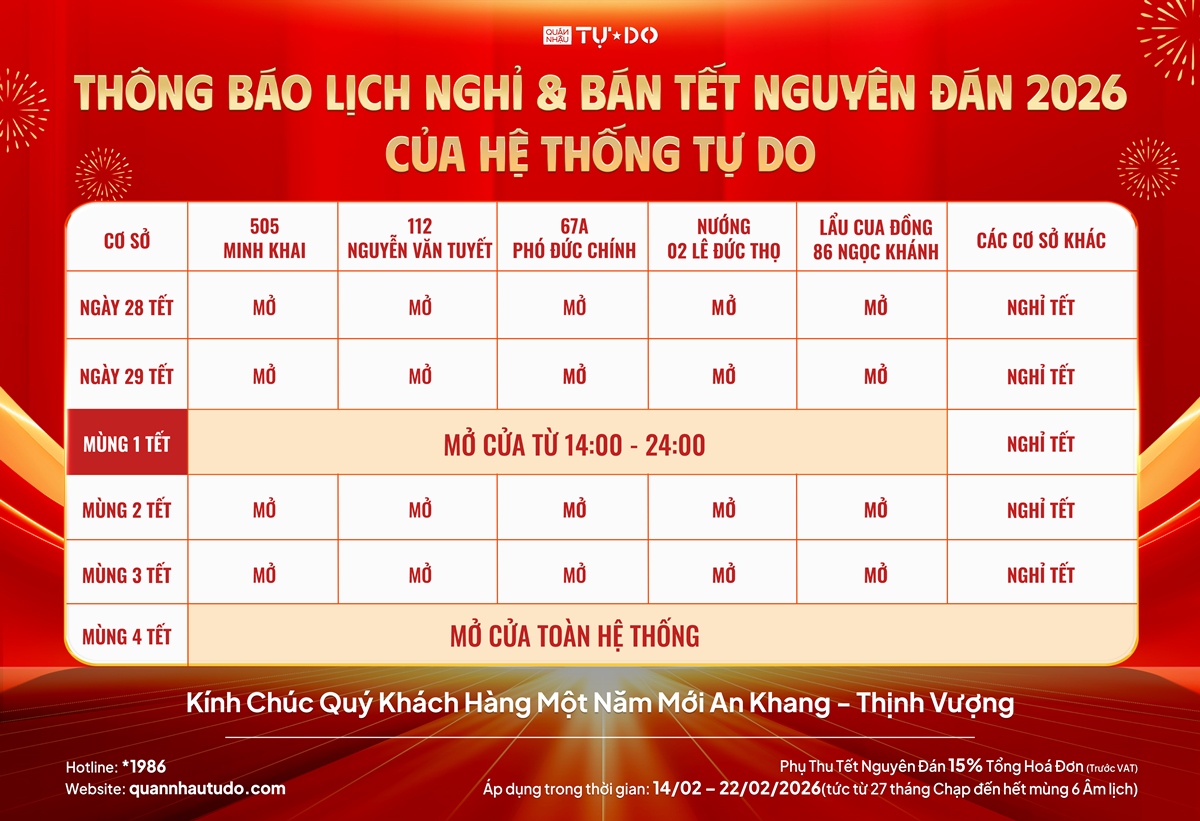 lịch làm tết