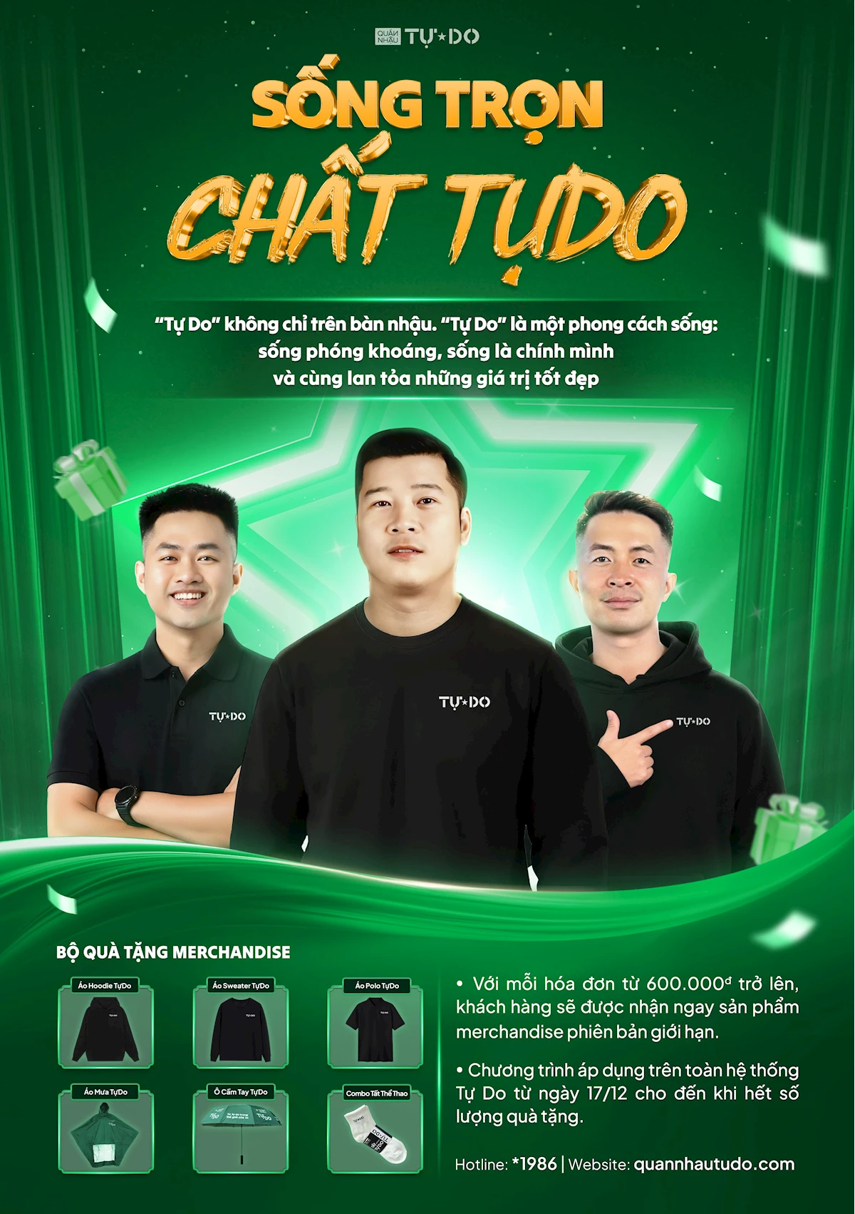 SỐNG TRỌN CHẤT TỰ DO