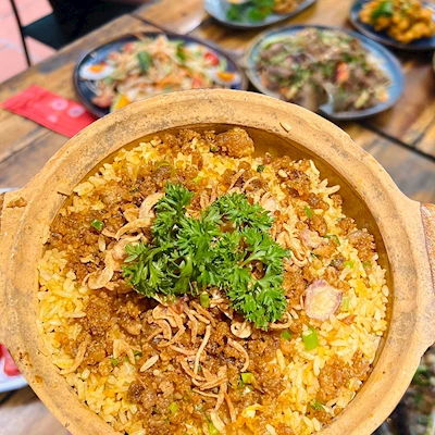 Cơm chiên mắm tép