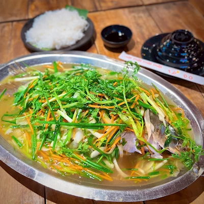 Cá chép om dưa