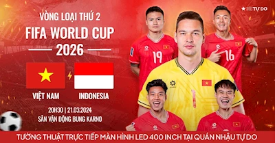 20:30 | 21.03 | Indonesia - Việt Nam | Vòng Loại Thứ Hai World Cup 2026