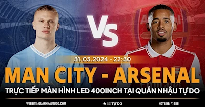 22:30 | 31.03 | Manchester City - Arsenal | Đại chiến đỉnh cao