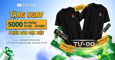 Tặng 5000 áo phông trên toàn hệ thống: Lời cảm ơn dành cho 