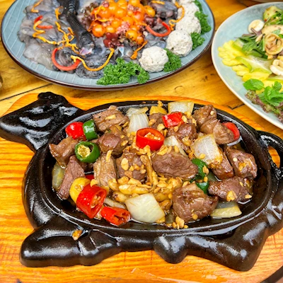 Trâu tươi cháy tỏi