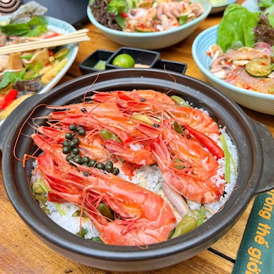 Tôm sú ủ muối thảo mộc