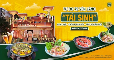 QUÁN NHẬU TỰ DO 75 YÊN LÃNG – TÁI SINH TRỞ LẠI VÀO NGÀY 24/7
MENU MỚI – KHÔNG GIAN MỚI – TRẢI NGHIỆM MỚI