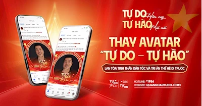 THAY AVATAR CHÀO MỪNG 80 NĂM QUỐC KHÁNH NƯỚC VIỆT NAM (02/9/1945 - 02/9/2025) - TỰ DO HÔM NAY, TỰ HÀO MÃI MÃI