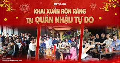 Khai xuân rộn ràng tại Quán Nhậu Tự Do – Điểm tụ họp lý tưởng đầu năm