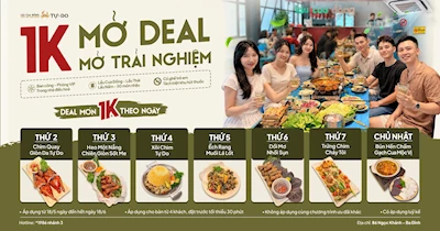 🔥 1K – MỞ DEAL, MỞ TRẢI NGHIỆM 🔥