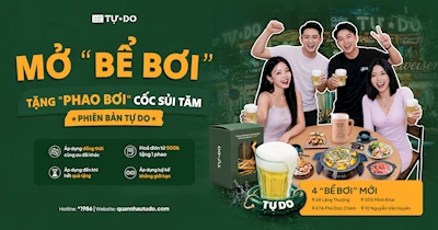 TẶNG 5000 “PHAO BƠI CỐC SỦI TĂM”