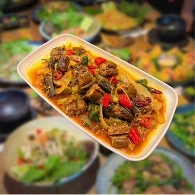 Lươn Xào Sả Ớt
