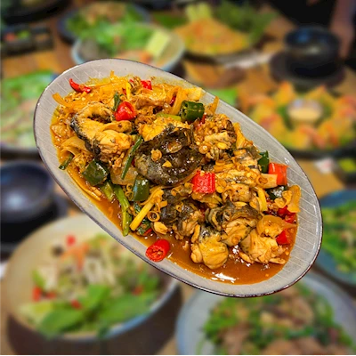 Ếch Xào Sả Ớt