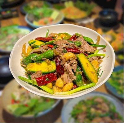 Bê Xào Nụ Bí