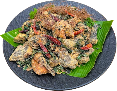 Gà Hmong Rang Muối