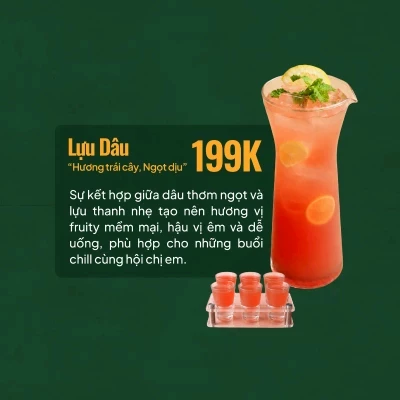 Cocktail Lựu Dâu