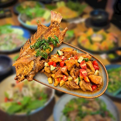 Cá Diêu Hồng Sốt Thái