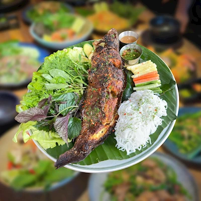 Cá Quả Nướng Dân Tộc
