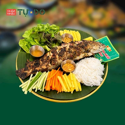 Cá Quả Nướng Mọi