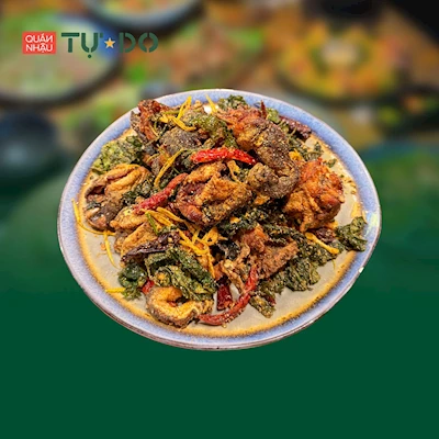 Ếch Rang Muối Lá Lốt