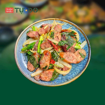 Lạp xưởng tây bắc xào dân tộc