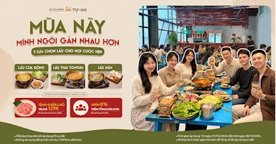 LẨU CUA ĐỒNG TỰ DO – MÙA NÀY, MÌNH NGỒI GẦN NHAU HƠN