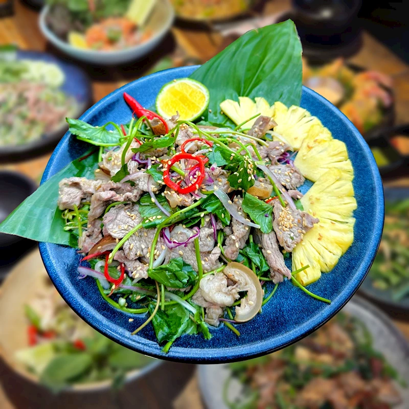 Nộm dê rau má - Quán Nhậu Tự Do - Ta Tự Do Trong Thế Giới Của Ta